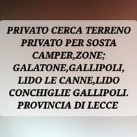 Parcheggio camper per privato