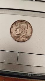 Moneta Half Dollar in argento 1967