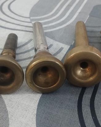 Lotto 6 bocchini vintage per strumenti musicali