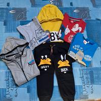 Lotto abbigliamento bambino 