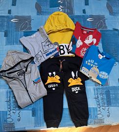 Lotto abbigliamento bambino 