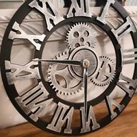 orologio da parete stile industrial