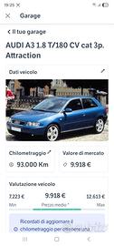 Audi A3 1^ serie 1.8 Turbo Benzina