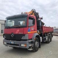 Mercedes Atego 1828 ribaltabile 3 assi con gru