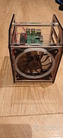 Raspberry Pi 2 Model B + Case Acrilico+Ventola RGB