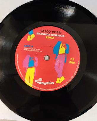 Vasco Rossi - Splendida Giornata remix - 45 giri