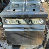 Friggitrice a gas elframo 15l+15l