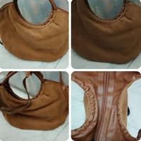 Borsa di velluto marrone 