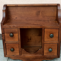 Mensole decorative in legno di noce