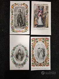 4 Santini rari fine 800