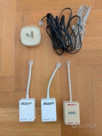 Lotto Filtri ADSL/VDSL Telecom Italia + Cavi etc