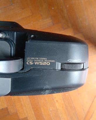 Registratore a cassette stereo con radio