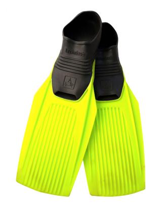 PINNE TECHNI SUB 36/37 TAGLIA 4/5 NUOTO VINTAGE 90