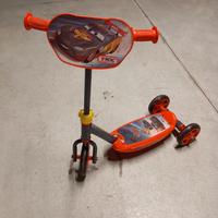Monopattino tre ruote di Cars