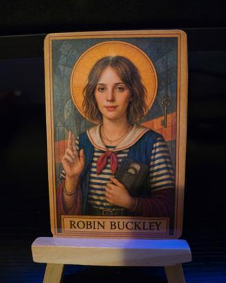 Santino artistico Stranger Things Robin Buckley