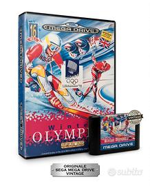 Vintage gioco Sega Mega Drive Olympic Winter 