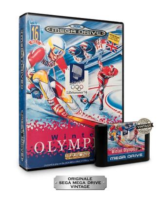 Vintage gioco Sega Mega Drive Olympic Winter 