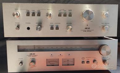 AKAI AT-2400 amplif. + sintoniz + 2 casse