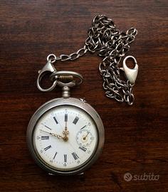 Orologio da tasca Glashutte, in argento 0.800