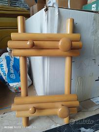 Appendiabiti / Attaccapanni da parete in legno