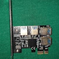 Splitter 4 porte USB PCiE X1 