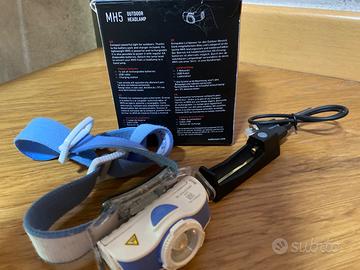 lampada frontale da corsa