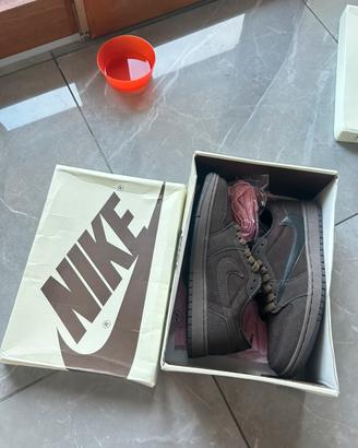 Nike Air Jordan 1 Low Travis Scott Brown Velvet