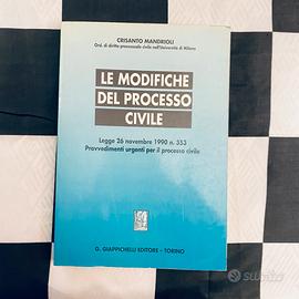 Libro: Le modifiche del processo civile- Mandrioli