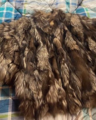 Pelliccia in volpe argentata