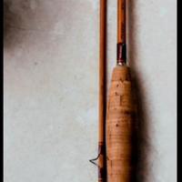 Canna pesca a mosca in bamboo refendu