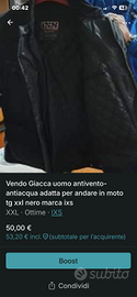 Giacca moto uomo