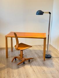 Scrivania Tavolo + Sedia Vintage Stokke Design 80s