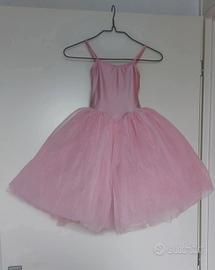 tutu rosa danza bimba 6/7 anni 
