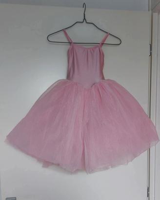 tutu rosa danza bimba 6/7 anni 