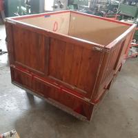 Carrello cassone robusto  con ruote