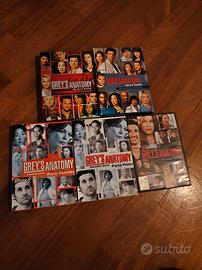 DVD Grey's Anatomy 1-2-3-4 stagioni complete ita