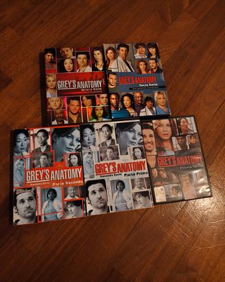 DVD Grey's Anatomy 1-2-3-4 stagioni complete ita