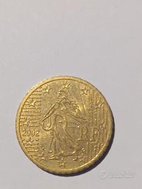 50 centesimi francesi 2002
