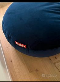 Fatboy pouf  papillow velvet dark blue