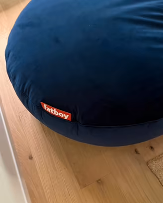 Fatboy pouf  papillow velvet dark blue