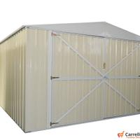 Box acciaio garage lamiera 360x600 cm beige