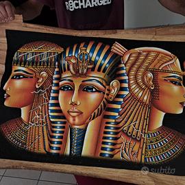 tela di papiro antica 95× 65. si illumina al buio.