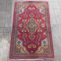 TAPPETO PICCOLO BORDO BEIGE FIORI + CERTIFICATO