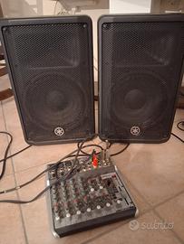 CASSE ATTIVE YAMAHA 2VIE 10"/1" BIAMPLIFICATA 700W