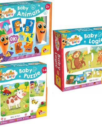 Set 3 giochi Carotina Baby 1-3 anni