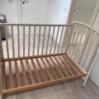 Lettino legno pali bambino