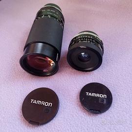 Coppia obiettivi Tamron 28 e 200 mm x Pentax K