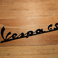 Scritta Targhetta Ves pa GS160 VSB1T blu bici57182