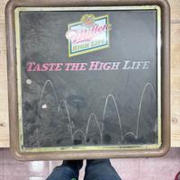 Insegna birra Miller originale USA anni ‘60/‘’70