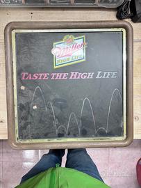 Insegna birra Miller originale USA anni ‘60/‘’70